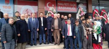 CHP Halfeti ‘de yerel seçim adayını tanıttı